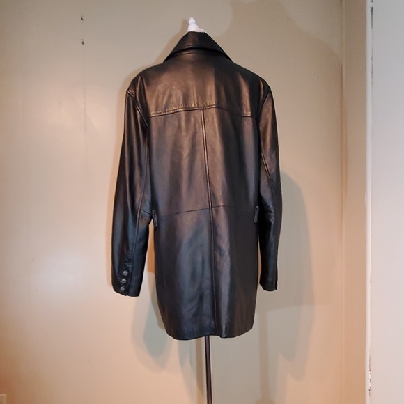 Colebrook & Co. Jackets & Coats Colebrook Co Black Leather Coat